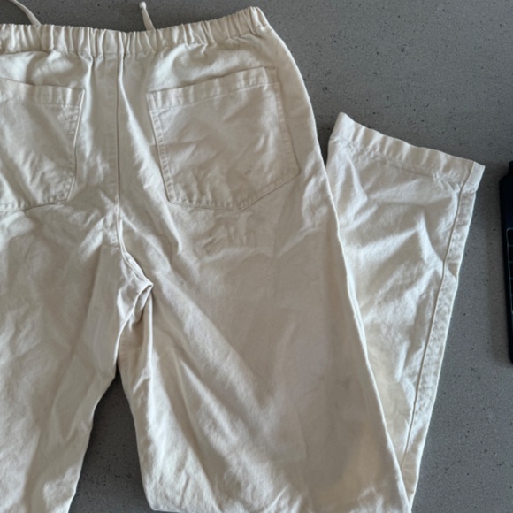 IJJI White Canvas Pants - Picture 4 of 12